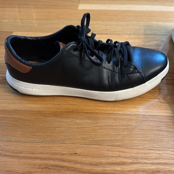 Cole Haan GrandPrø Tennis Sneakers Black 9 - Picture 2 of 5